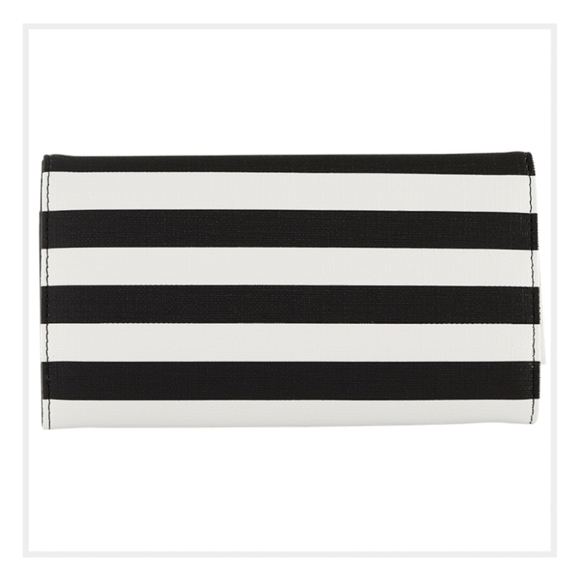 Kut From The Kloth Striped Black and White Wallet - Picture 4 of 6